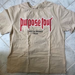 Justin Bieber purpose tour t-shirt